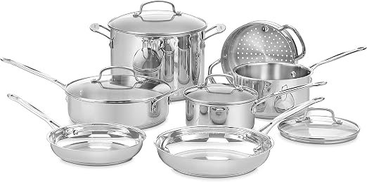 CONJUNTO DE UTENSILIOS DE COCINA 11 Piezas de Acero Inoxidable